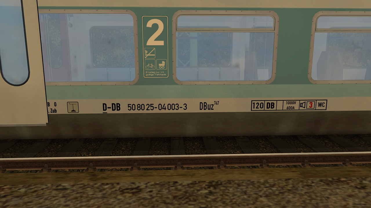 Trainz Railroad Simulator 2022: DBuz 747 Passenger Cars