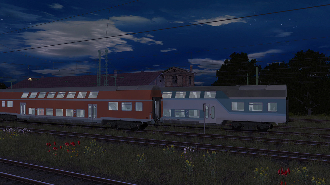 Trainz Railroad Simulator 2022: DBuz 747 Passenger Cars