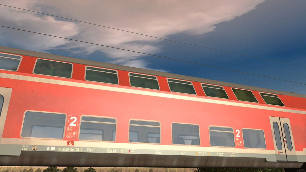 Trainz Railroad Simulator 2022: DBuz 747 Passenger Cars