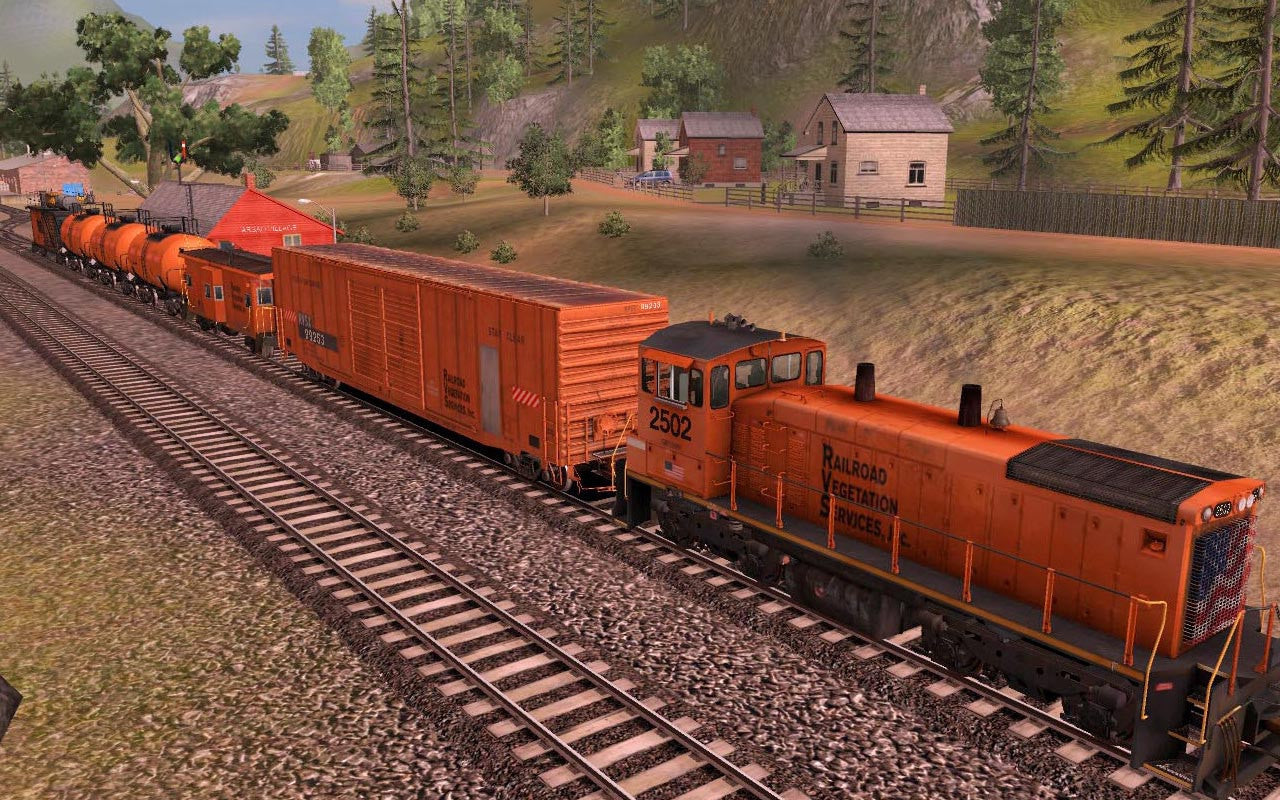 Trainz Railroad Simulator 2022: RVSX Vegetation Control Train
