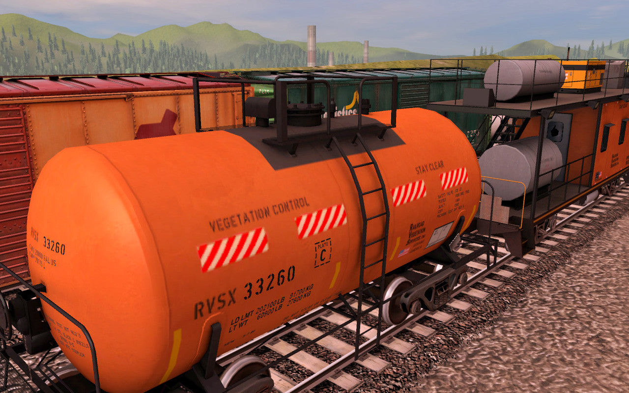 Trainz Railroad Simulator 2022: RVSX Vegetation Control Train