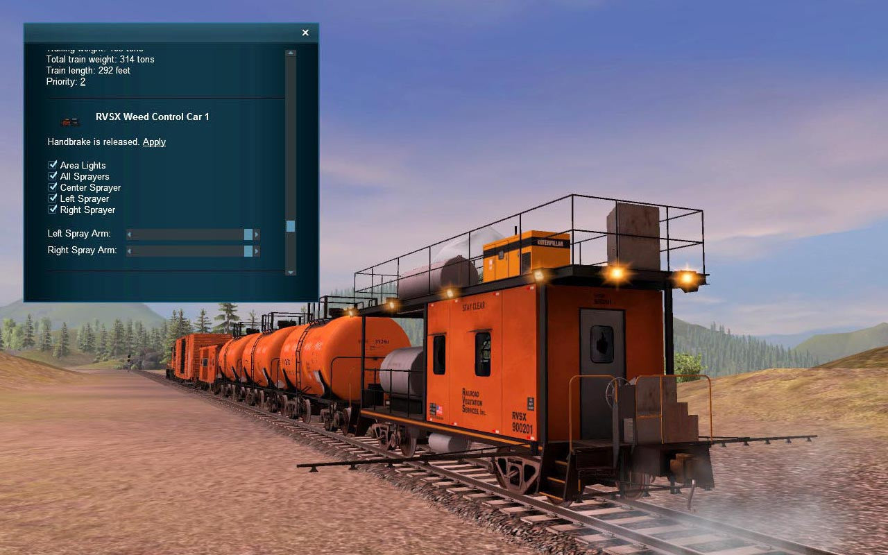Trainz Railroad Simulator 2022: RVSX Vegetation Control Train