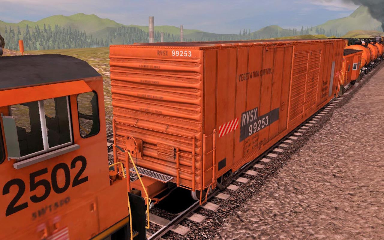 Trainz Railroad Simulator 2022: RVSX Vegetation Control Train