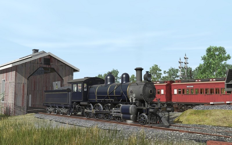 Trainz Railroad Simulator 2022: ZecRail V499 Blue &amp; Gold and Christmas 2019