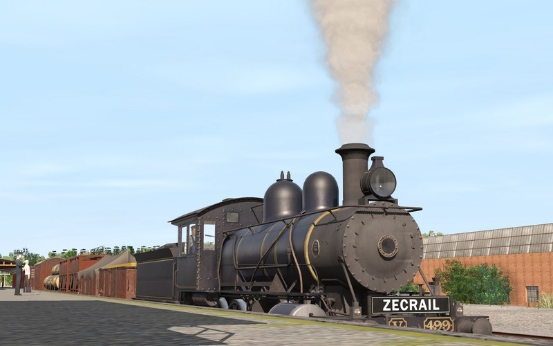 Trainz Railroad Simulator 2022: ZecRail V499 Blue &amp; Gold and Christmas 2019