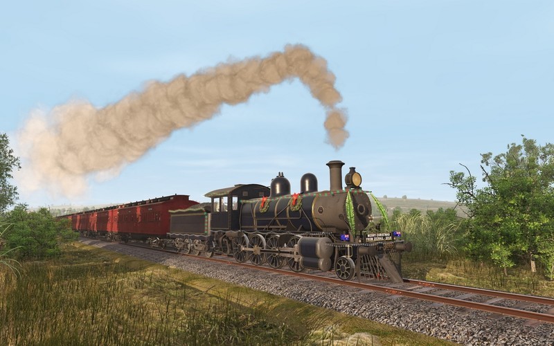 Trainz Railroad Simulator 2022: ZecRail V499 Blue &amp; Gold and Christmas 2019