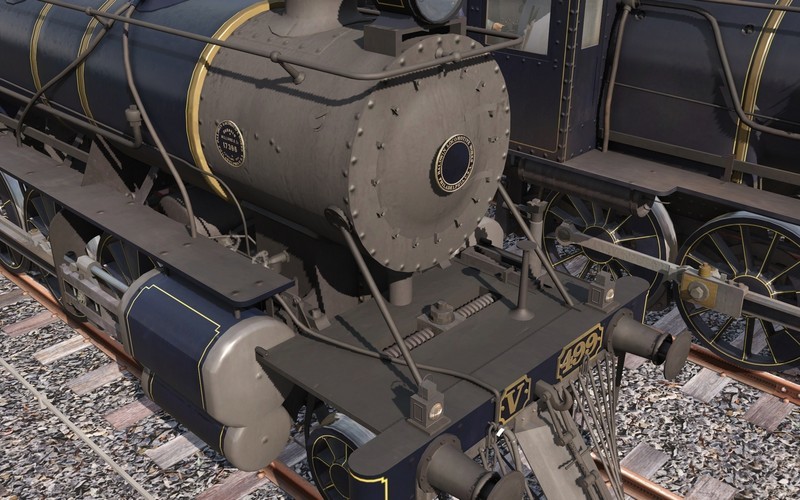 Trainz Railroad Simulator 2022: ZecRail V499 Blue &amp; Gold and Christmas 2019