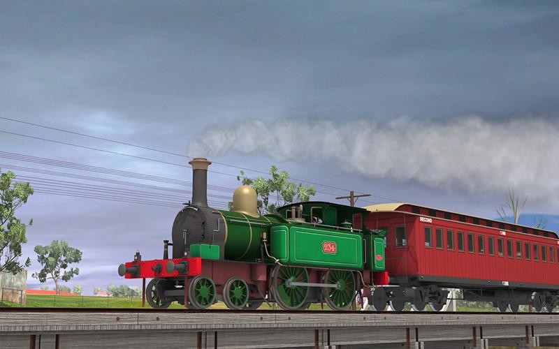 Trainz Railroad Simulator 2022: VR M Class 4-4-0 – Early 2 Tone Green