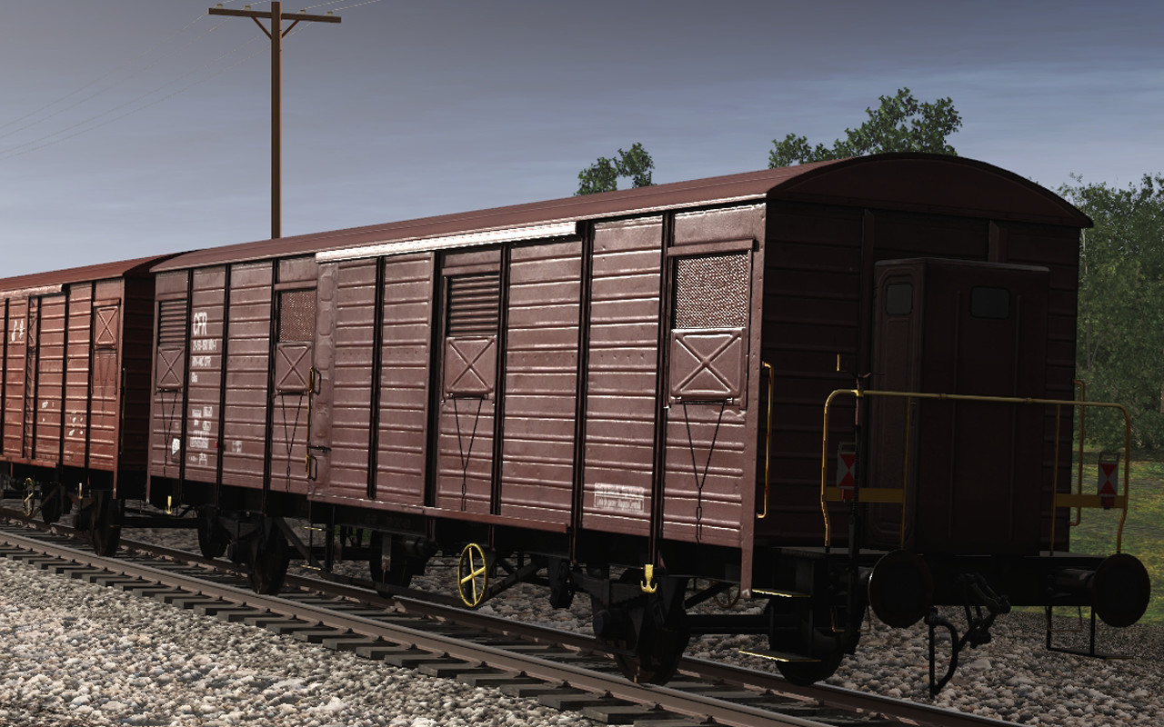 Trainz Railroad Simulator 2022: CFR Marfa Gbs/Gbgs Freight Car