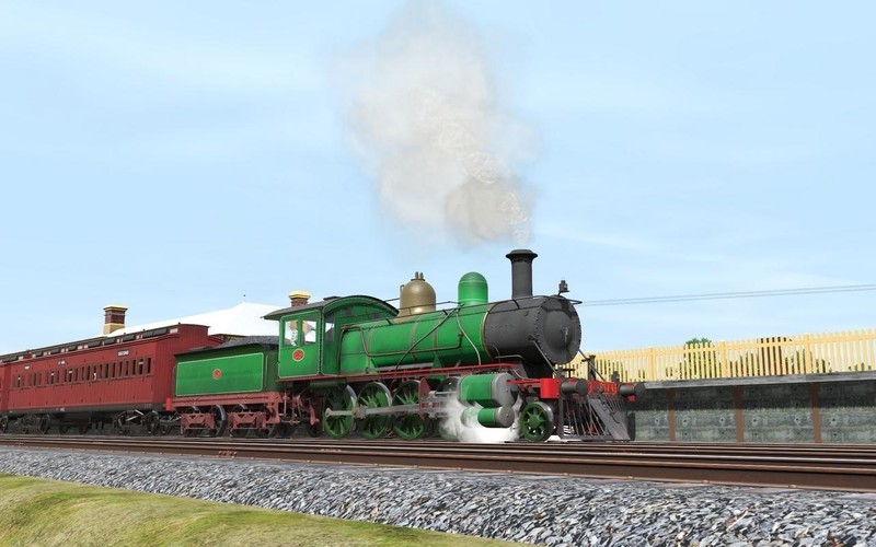 Trainz Railroad Simulator 2022: Victorian Railways V Class 2 Tone Green