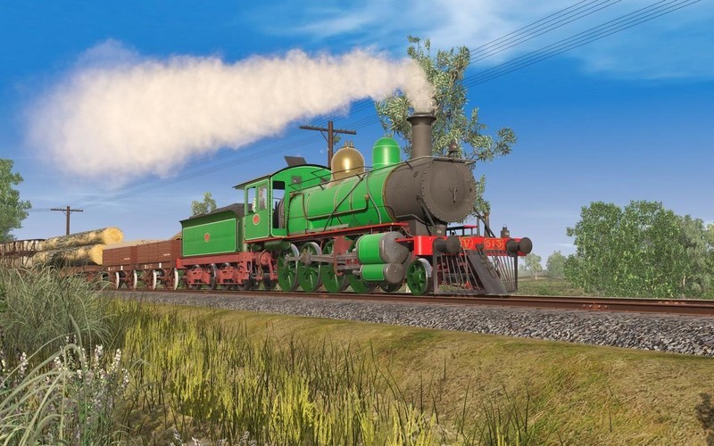 Trainz Railroad Simulator 2022: Victorian Railways V Class 2 Tone Green