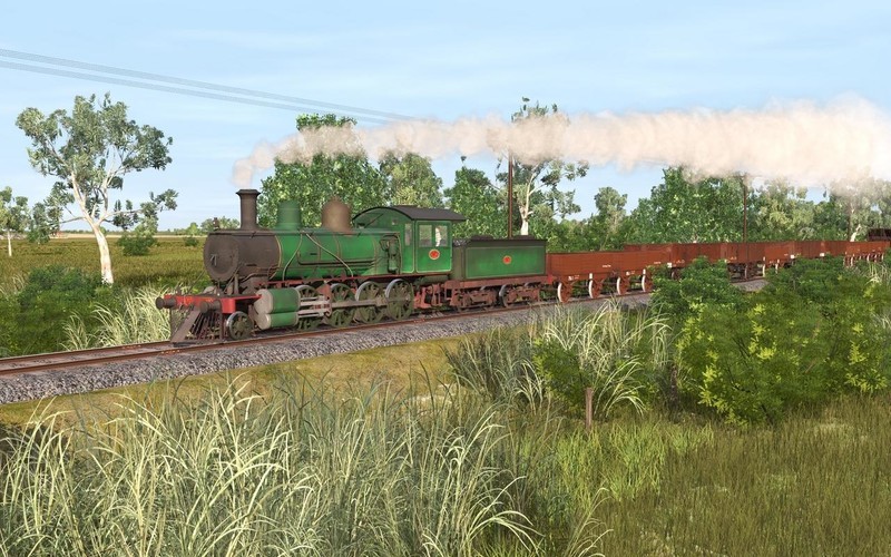 Trainz Railroad Simulator 2022: Victorian Railways V Class 2 Tone Green