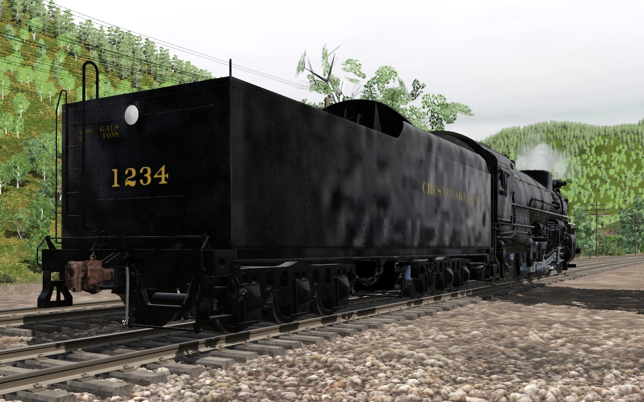 Trainz Railroad Simulator 2022: Chesapeake &amp; Ohio K3-K3a 2-8-2
