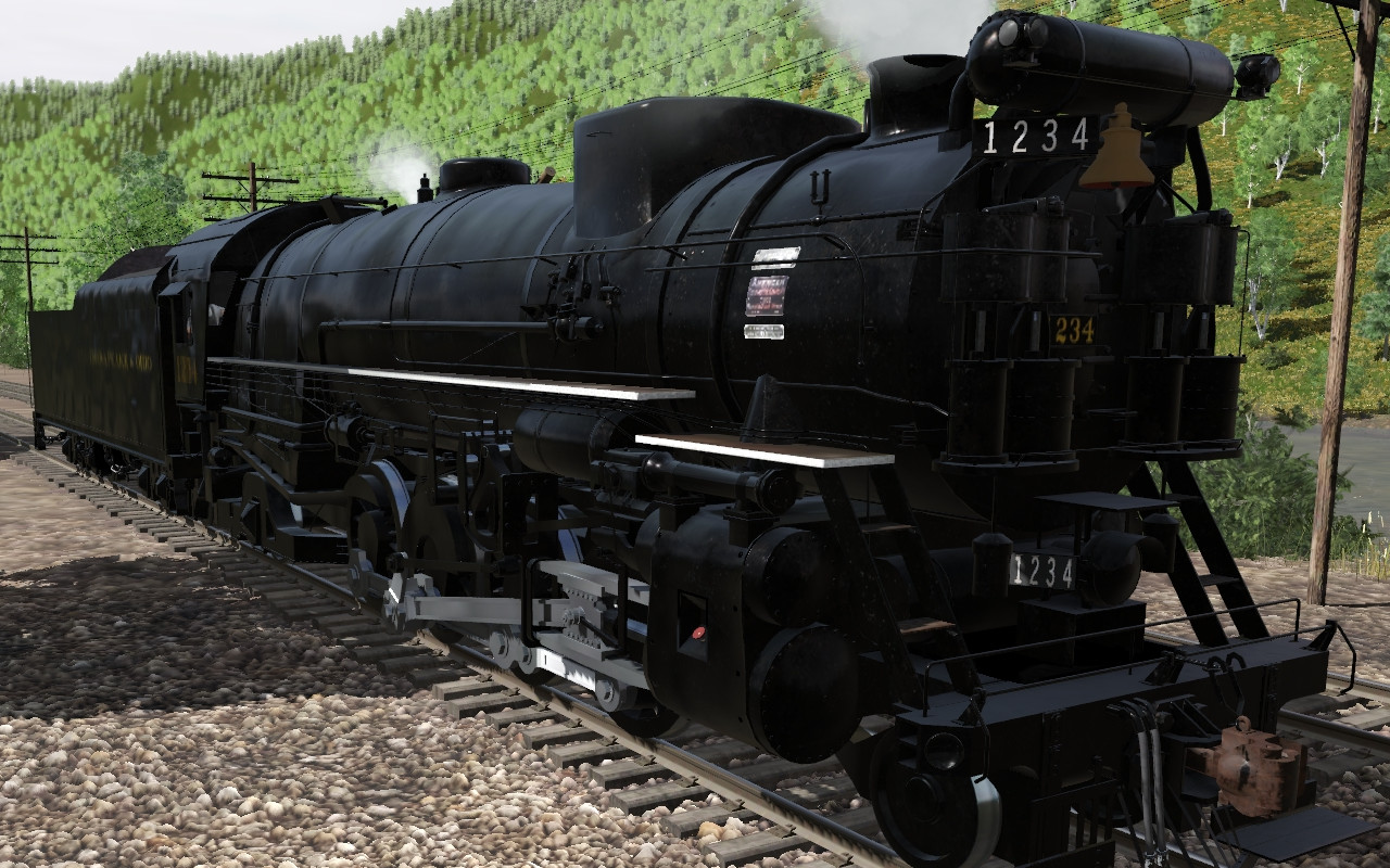 Trainz Railroad Simulator 2022: Chesapeake &amp; Ohio K3-K3a 2-8-2