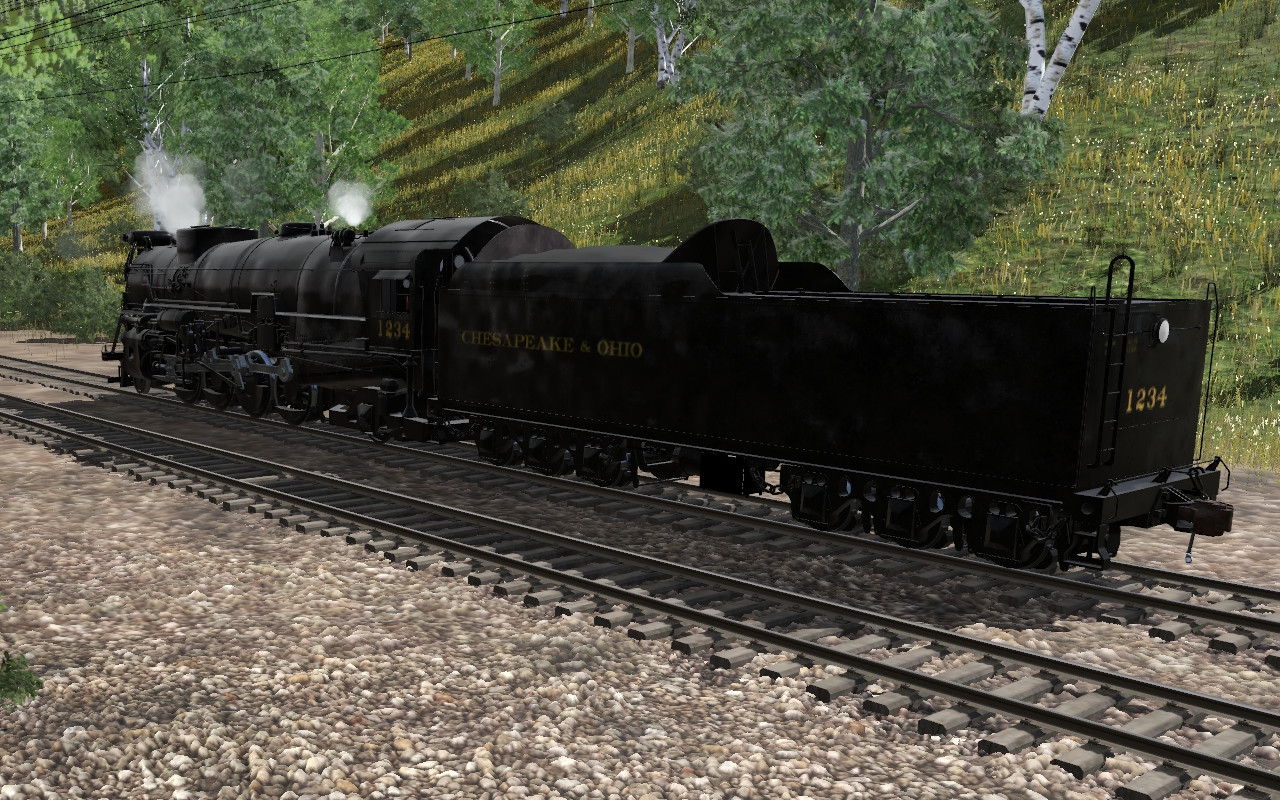 Trainz Railroad Simulator 2022: Chesapeake &amp; Ohio K3-K3a 2-8-2