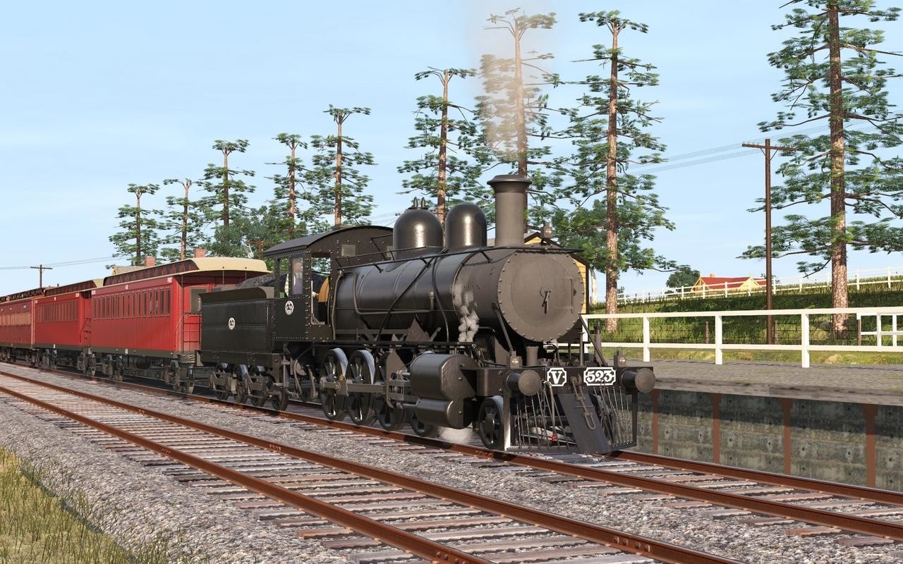 Trainz Railroad Simulator 2022: Victorian Railways V class FL Black