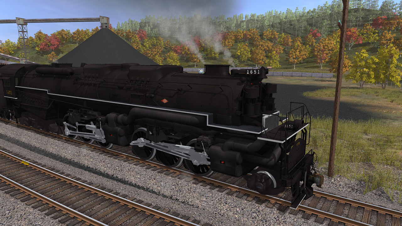 Trainz Railroad Simulator 2022: C&amp;O 2-6-6-6 H8 – New River Mining Coal Run