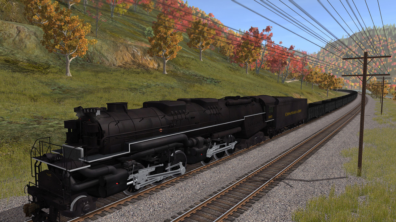 Trainz Railroad Simulator 2022: C&amp;O 2-6-6-6 H8 – New River Mining Coal Run