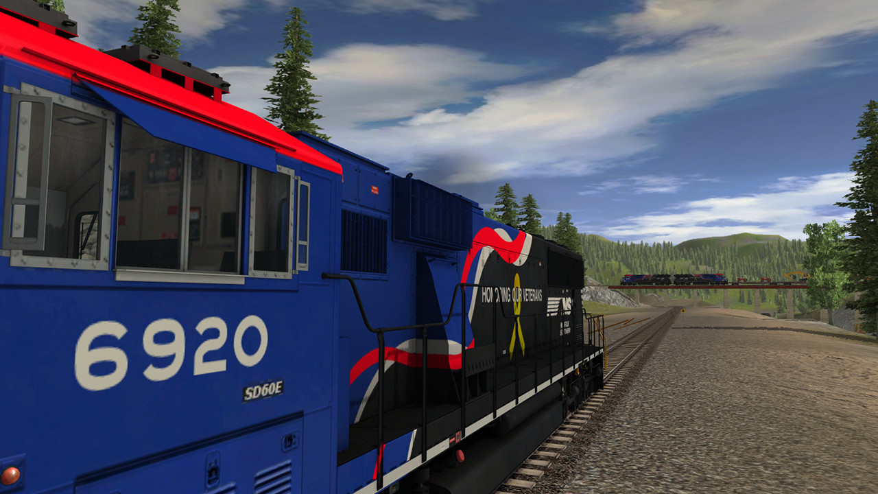 Trainz Railroad Simulator 2022: NS SD60E – 6920 Veterans Unit