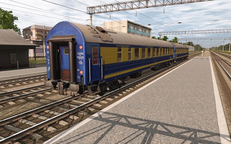 Trainz Railroad Simulator 2022: RZD-UZ-RIC Wagons Praha