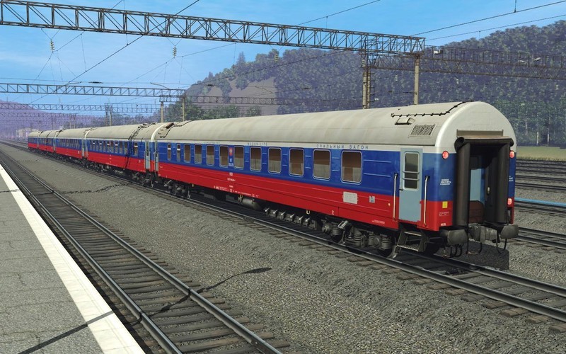 Trainz Railroad Simulator 2022: RZD-UZ-RIC Wagons Praha