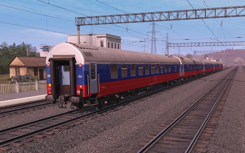 Trainz Railroad Simulator 2022: RZD-UZ-RIC Wagons Praha