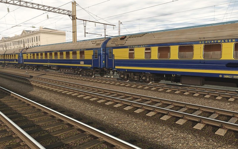 Trainz Railroad Simulator 2022: RZD-UZ-RIC Wagons Praha