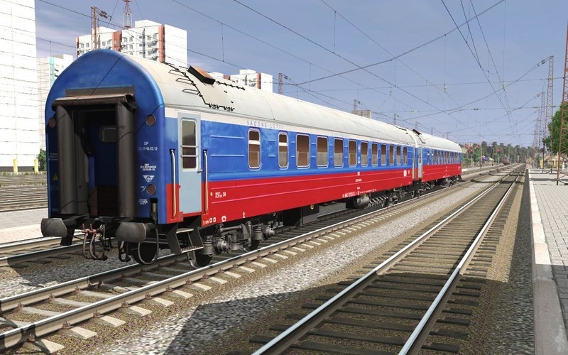 Trainz Railroad Simulator 2022: RZD-UZ-RIC Wagons Praha