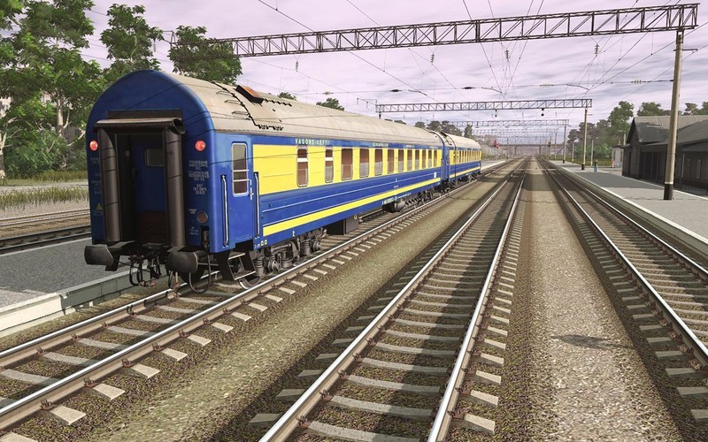 Trainz Railroad Simulator 2022: RZD-UZ-RIC Wagons Praha