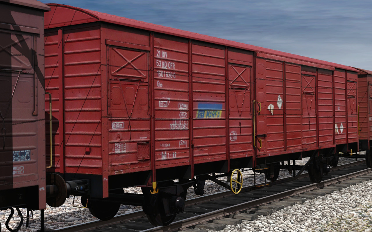 Trainz Plus: CFR Marfa Gbs/Gbgs freight car pack