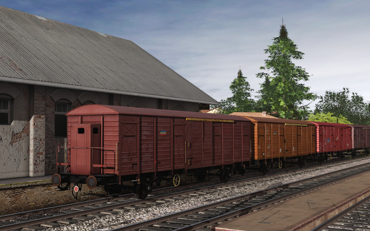 Trainz Plus: CFR Marfa Gbs/Gbgs freight car pack