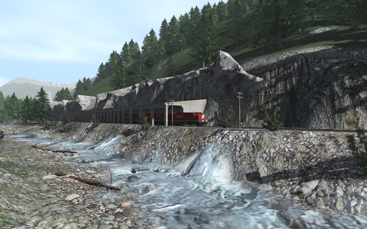 Trainz Plus: Canadian Rocky Mountains Viktor Lake to Ross Peak and Glacier