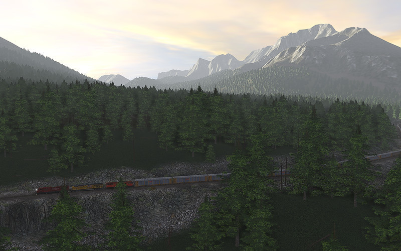 Trainz Plus: Canadian Rocky Mountains Ottertail to Castle Jct