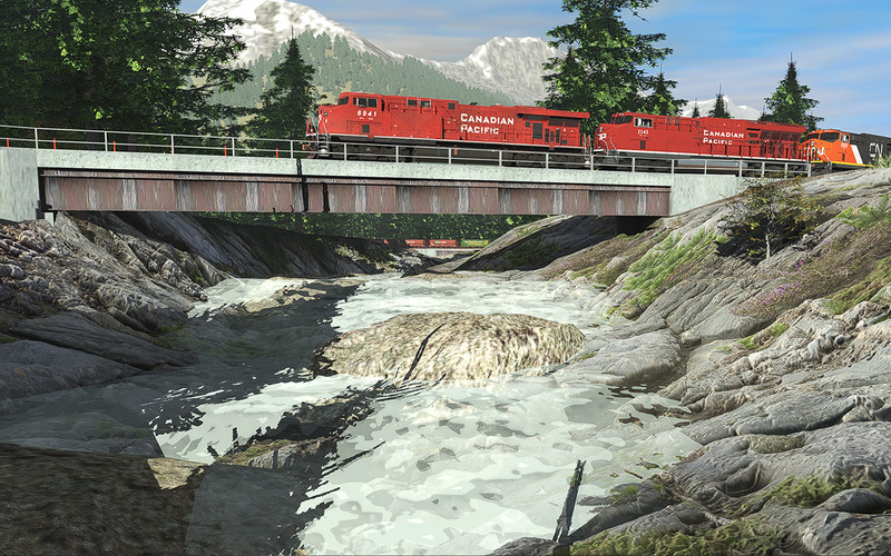 Trainz Plus: Canadian Rocky Mountains Ottertail to Castle Jct