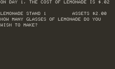 Lemonade Stand