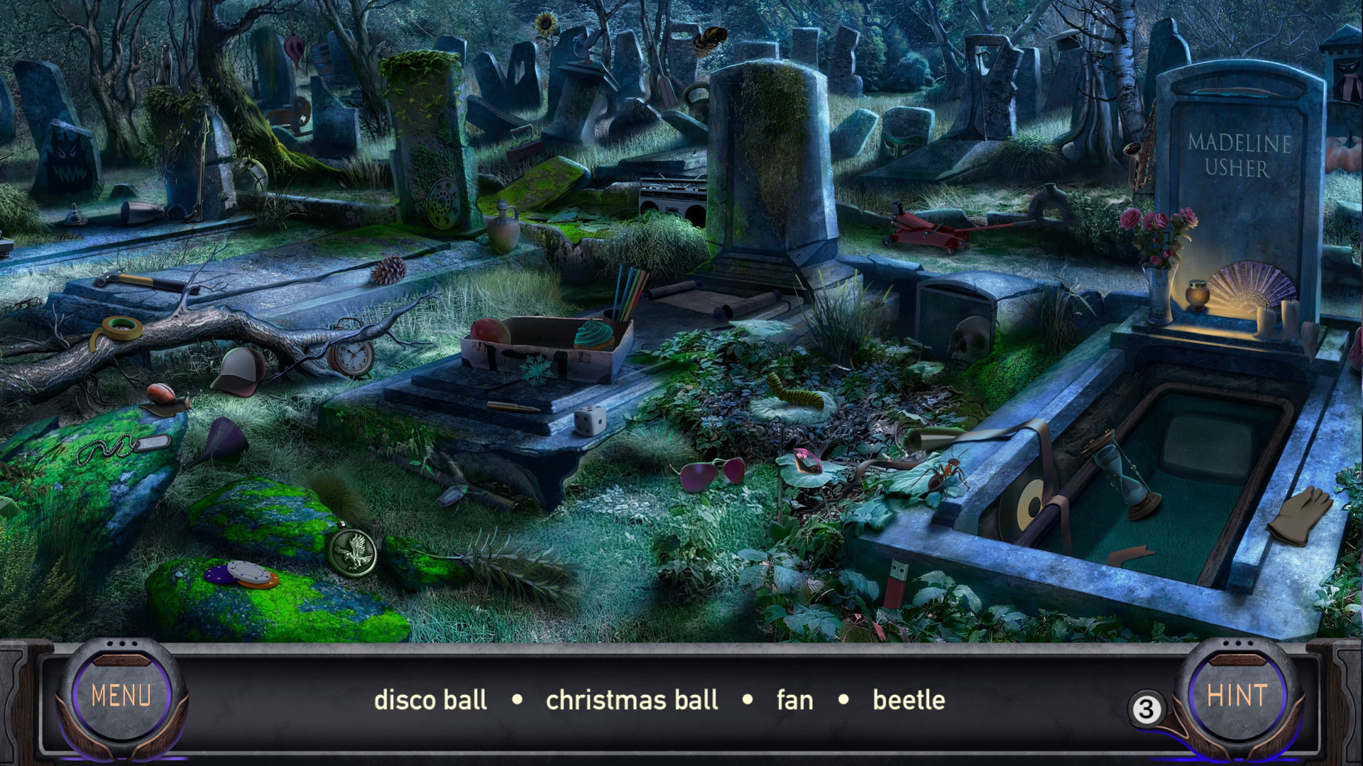 Hidden Objects with Edgar Allan Poe