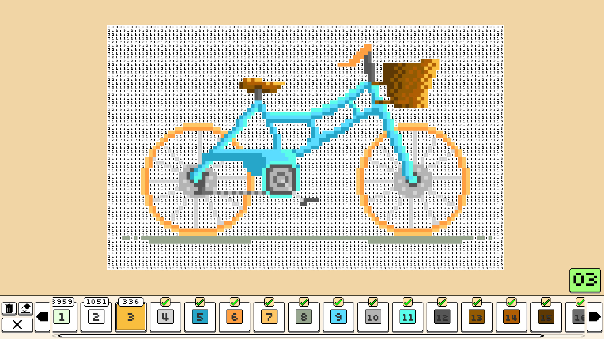 Coloring Pixels: Summer Pack