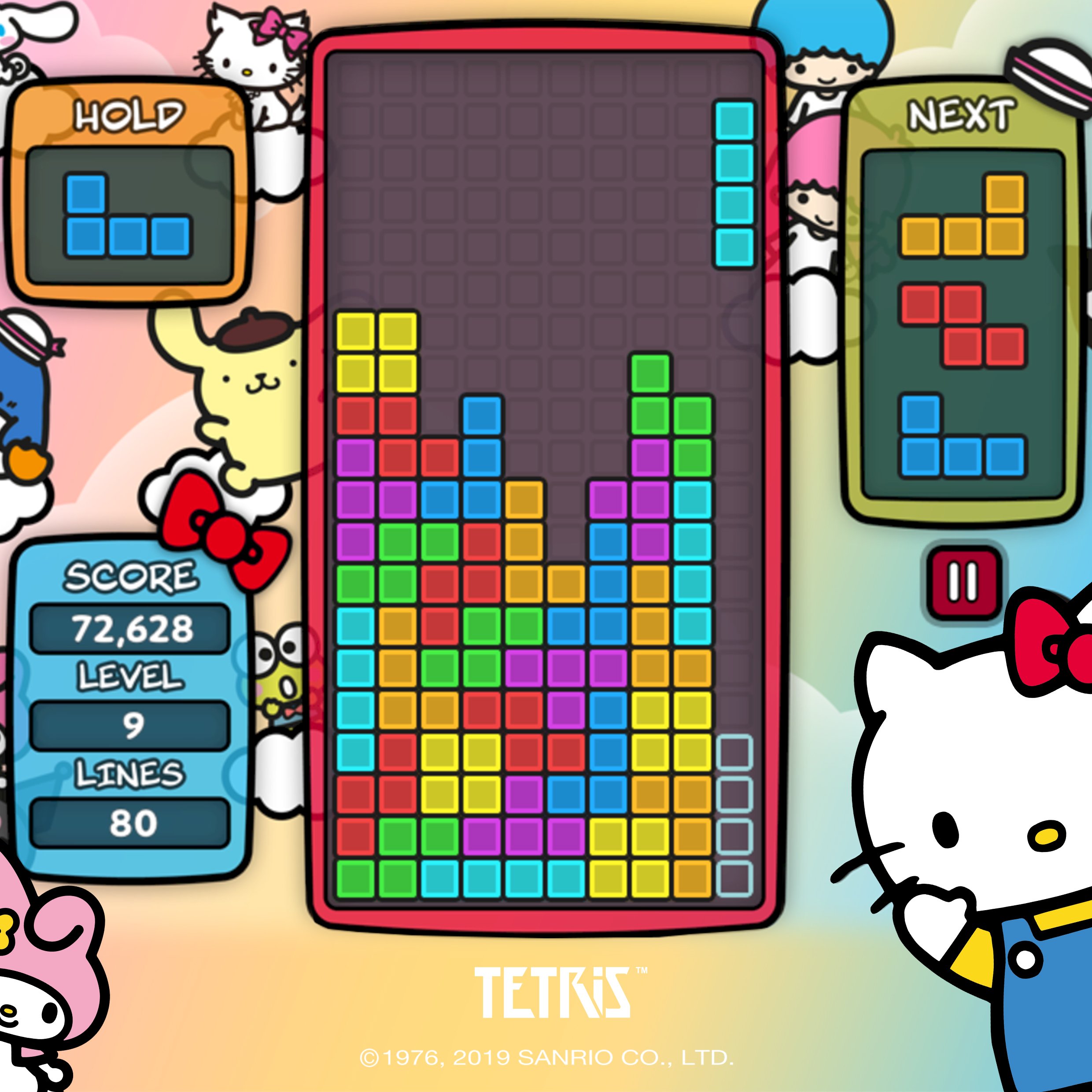 Sanrio Characters x Tetris