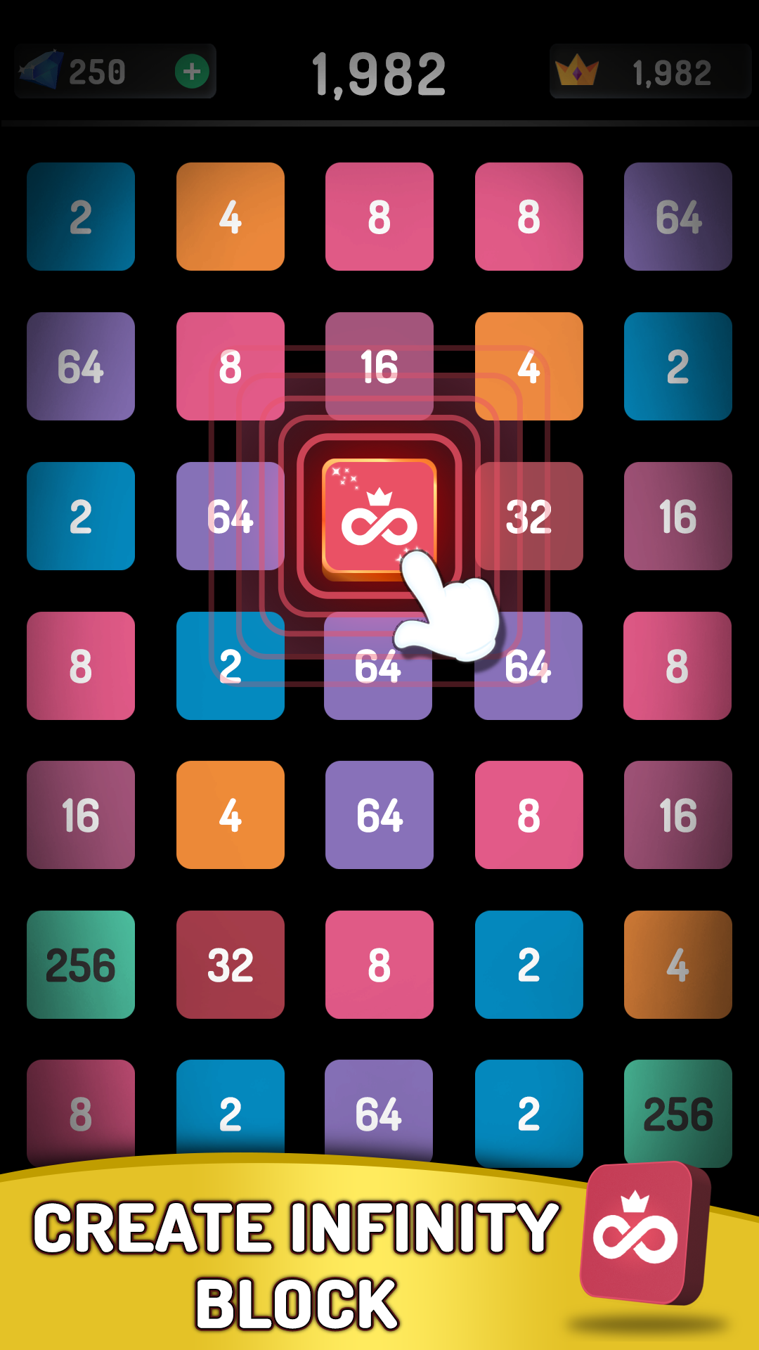 2248: Number Puzzle Block Game