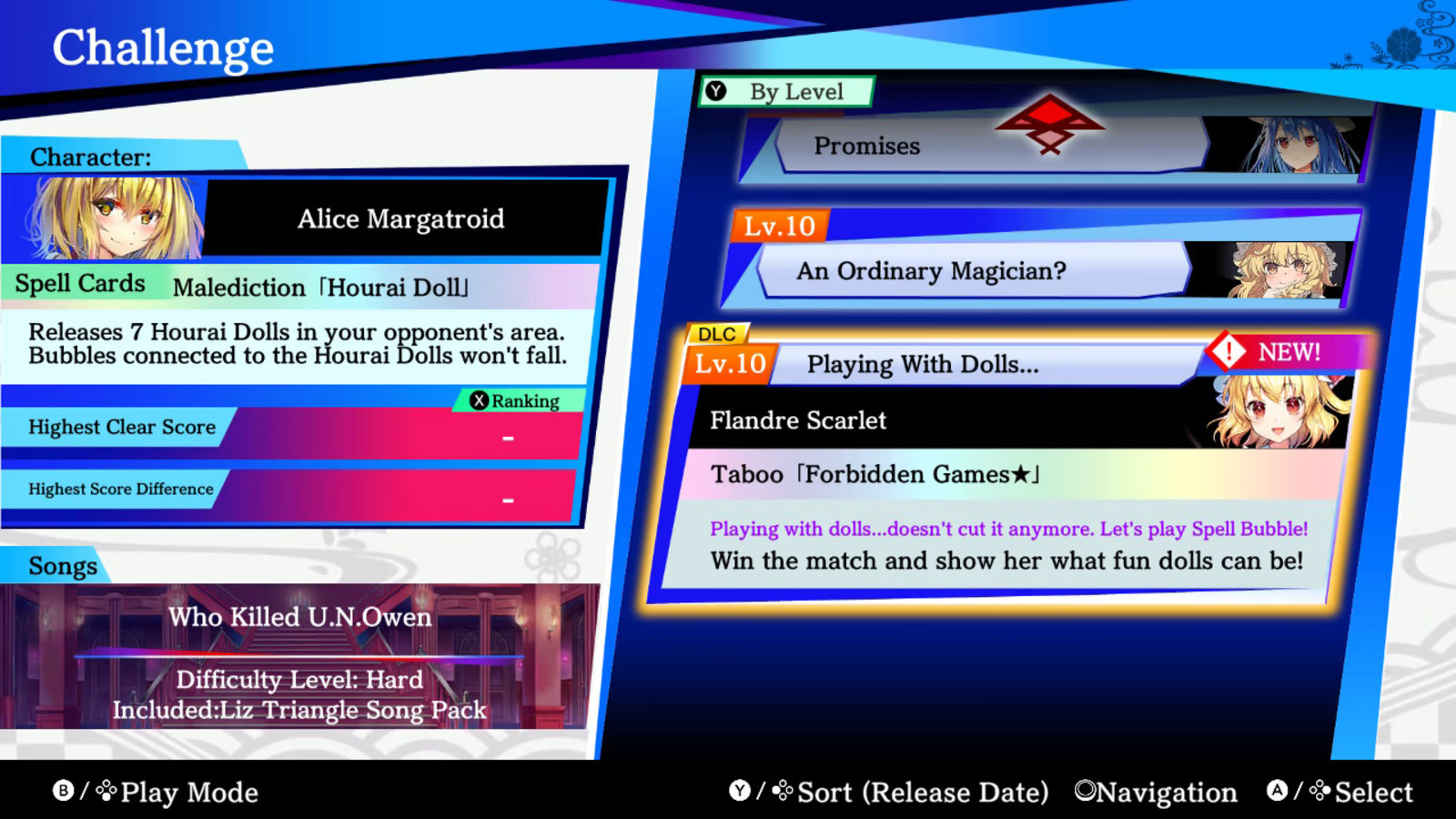 Touhou Spell Bubble: Liz Triangle Song Pack