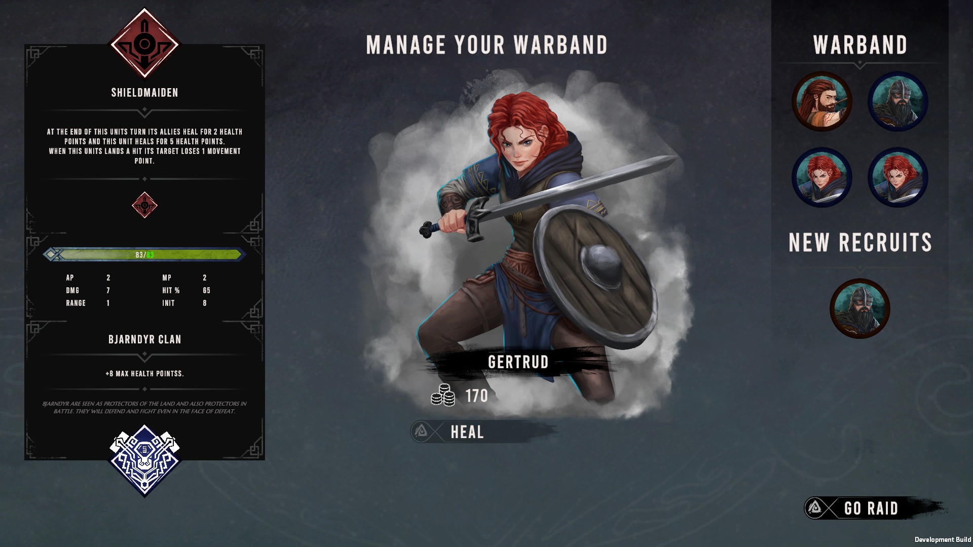 Ruadh: Warbands