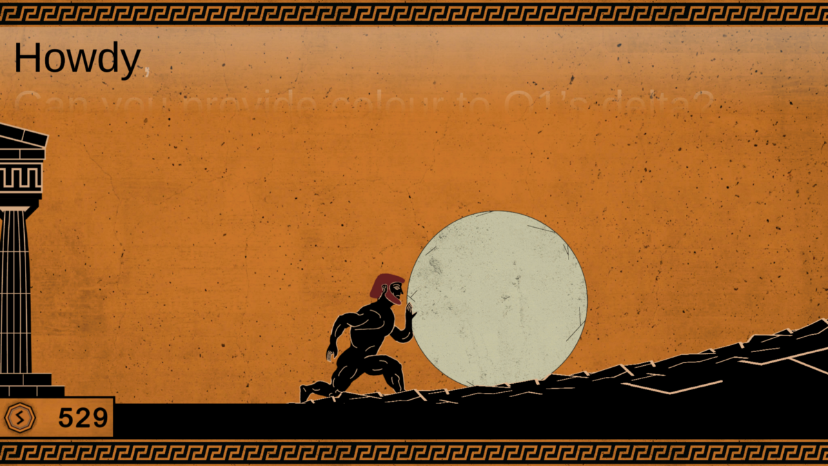 Mondays: A Sisyphean Typing Game