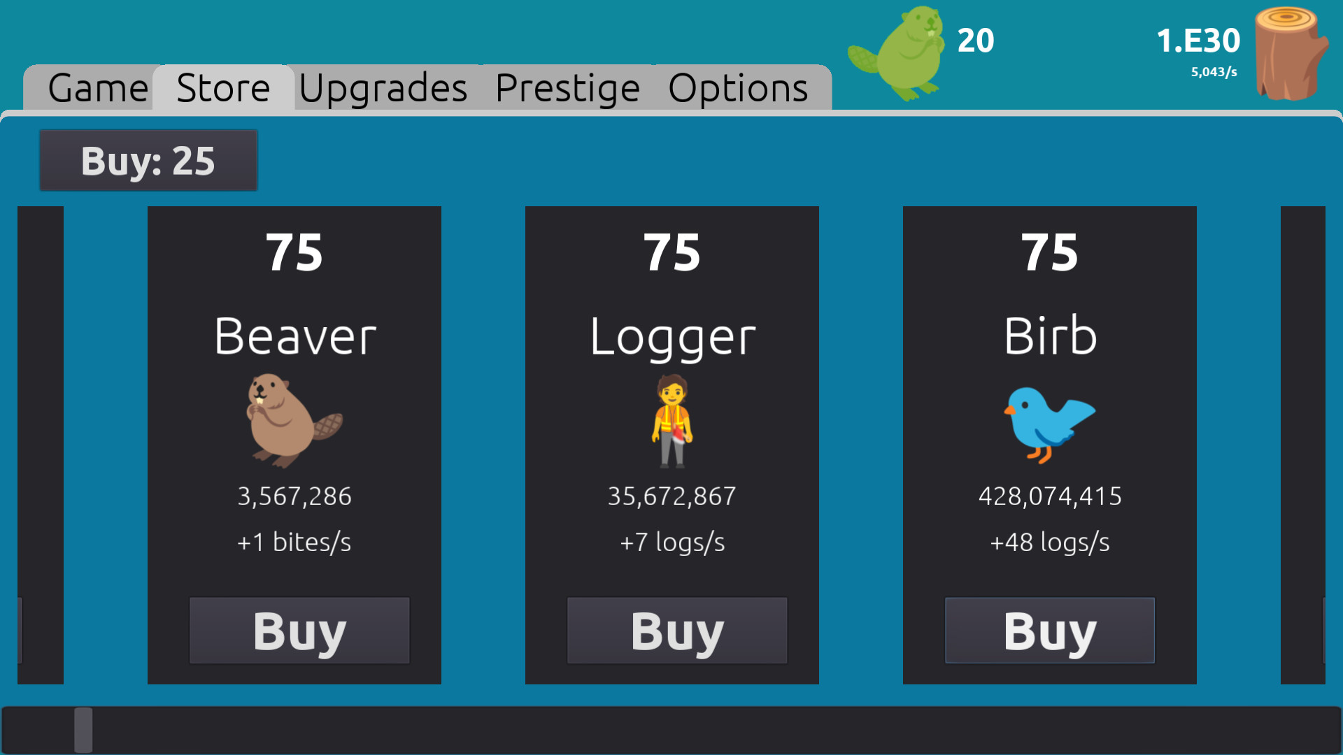 Beaver Clicker