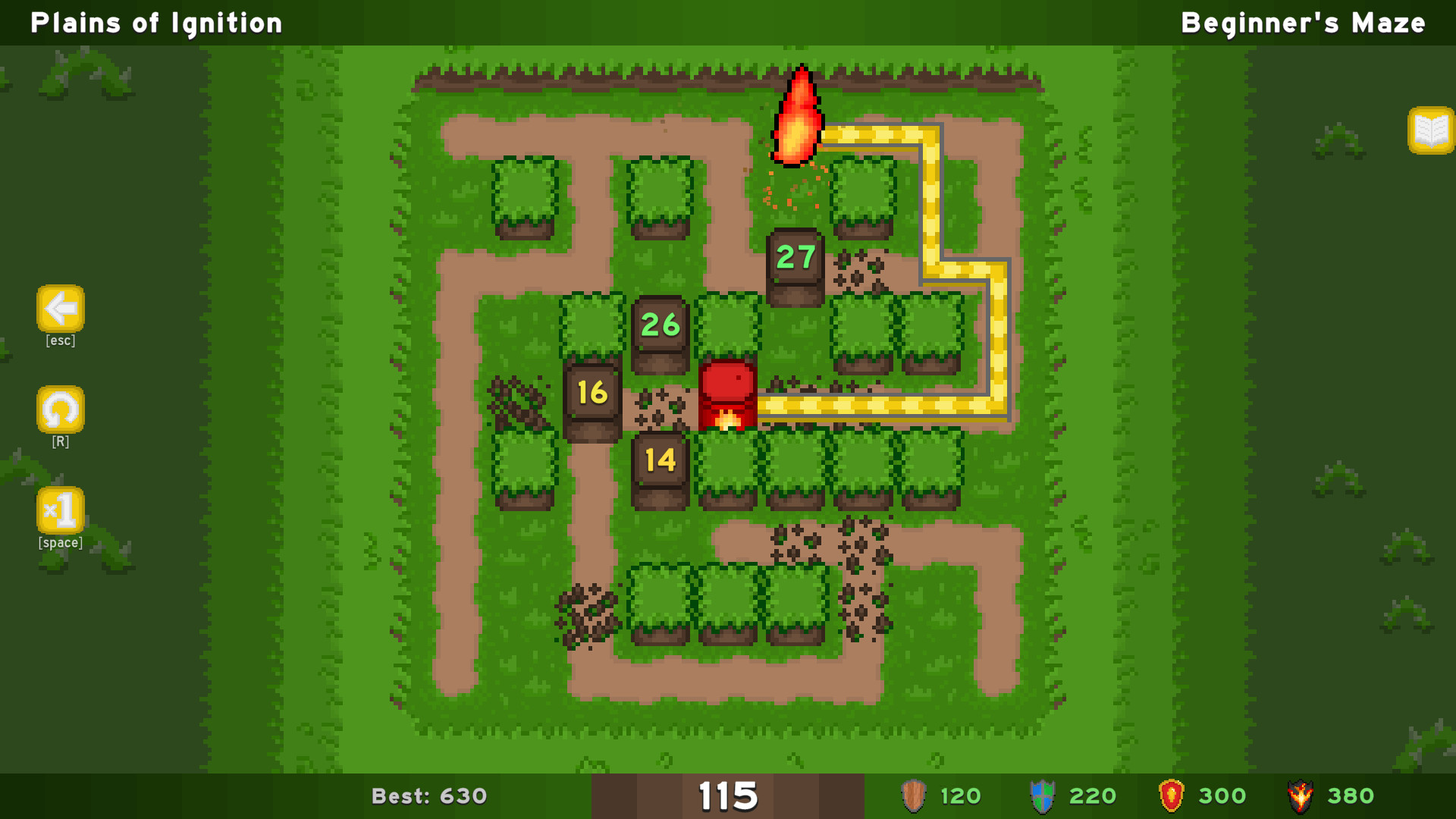 Maze Ablaze