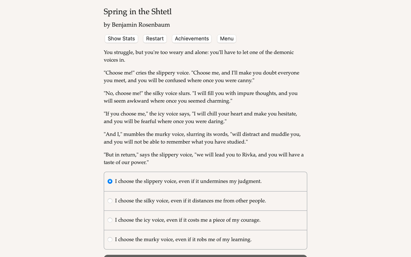 The Ghost and the Golem