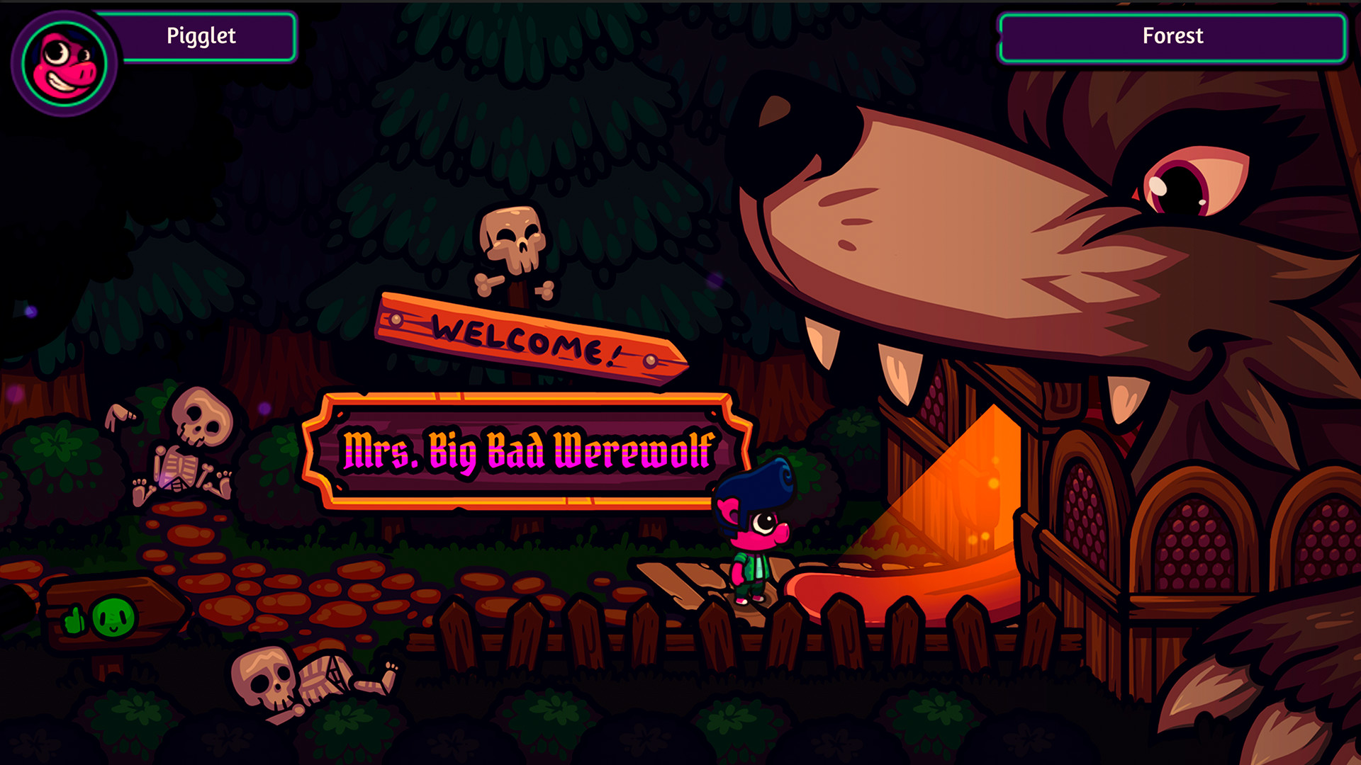 Pigglet in Mrs. Big Bad Werewolf
