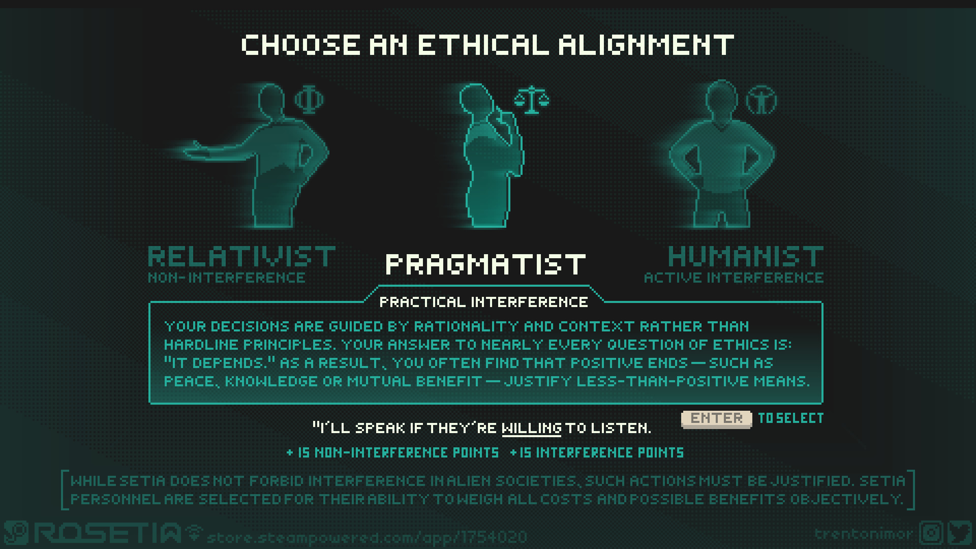 Rosetia: A First Contact Simulation