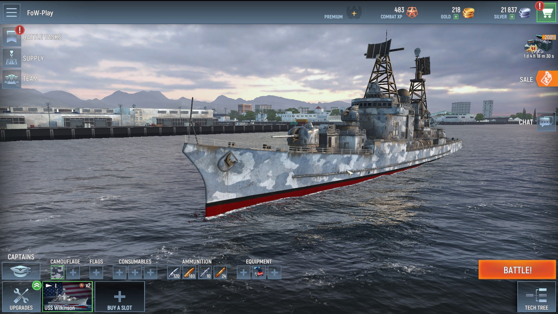 Force of Warships: Battleship