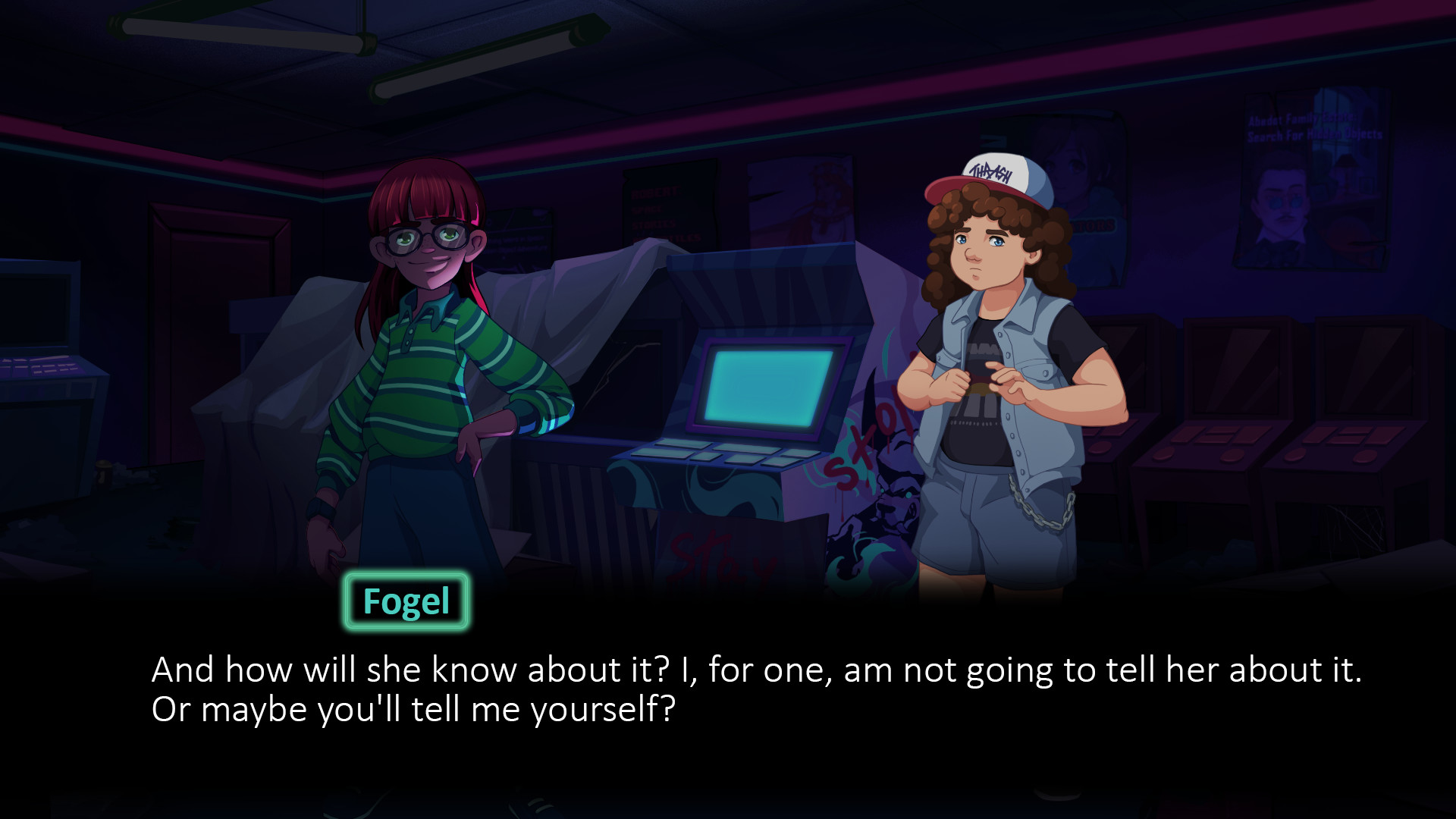 Fogel and Porki Evil Arcade