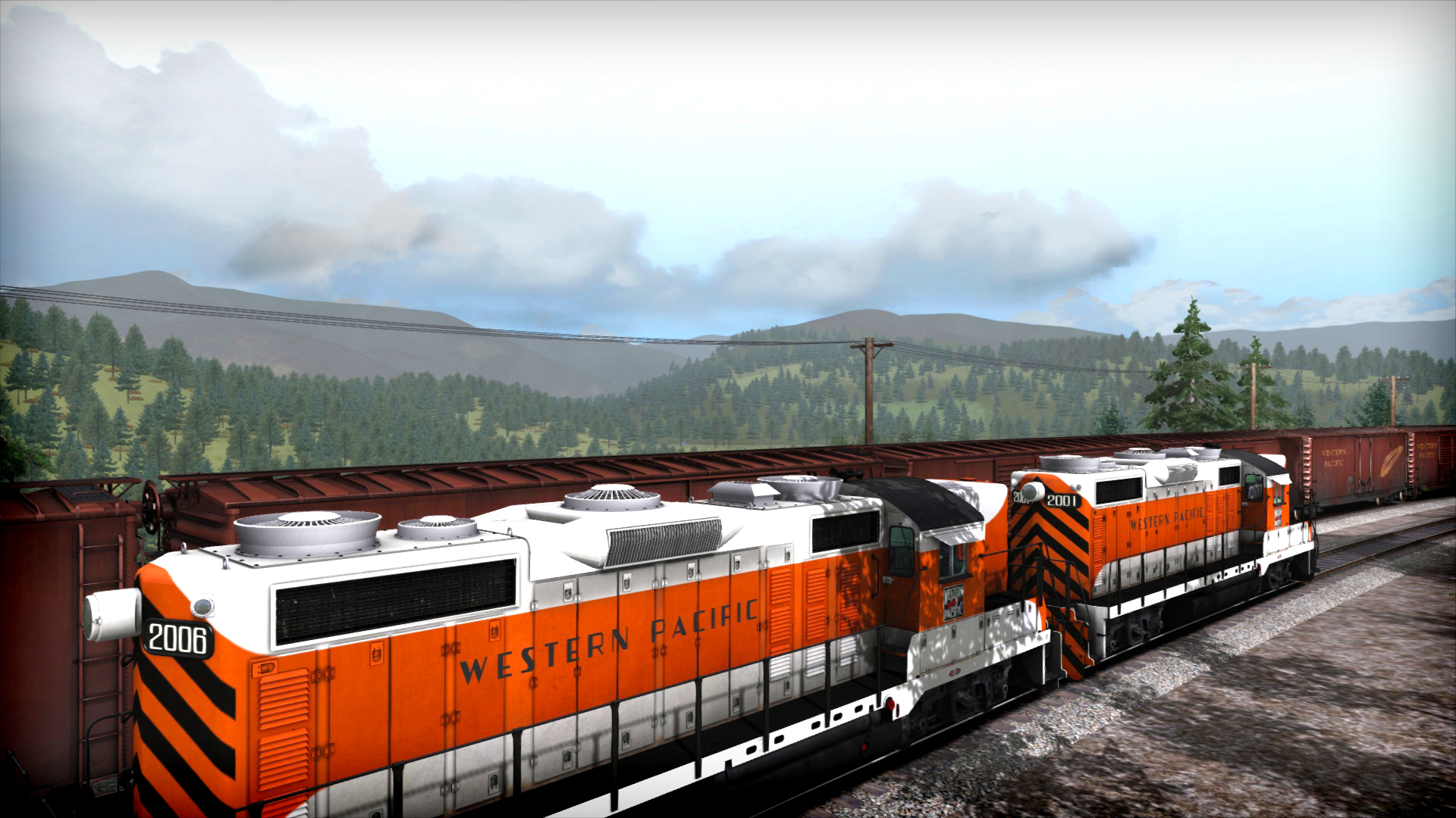 Train Simulator: Western Pacific GP20 High Nose Loco